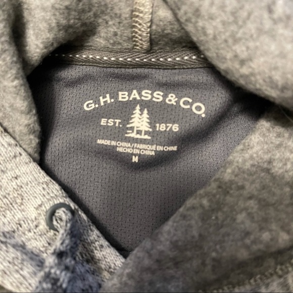 G.H. Bass & Co Sweater Fleece Hooded Pullover - Picture 2 of 3